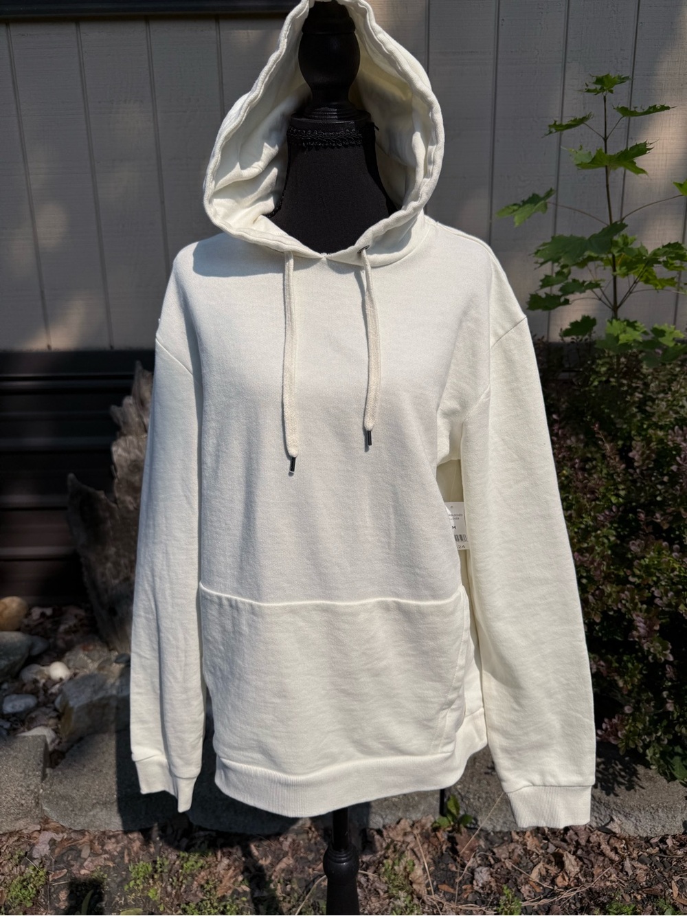 Women’s Cream Hooded Pullover Sweater - Picture 1 of 5